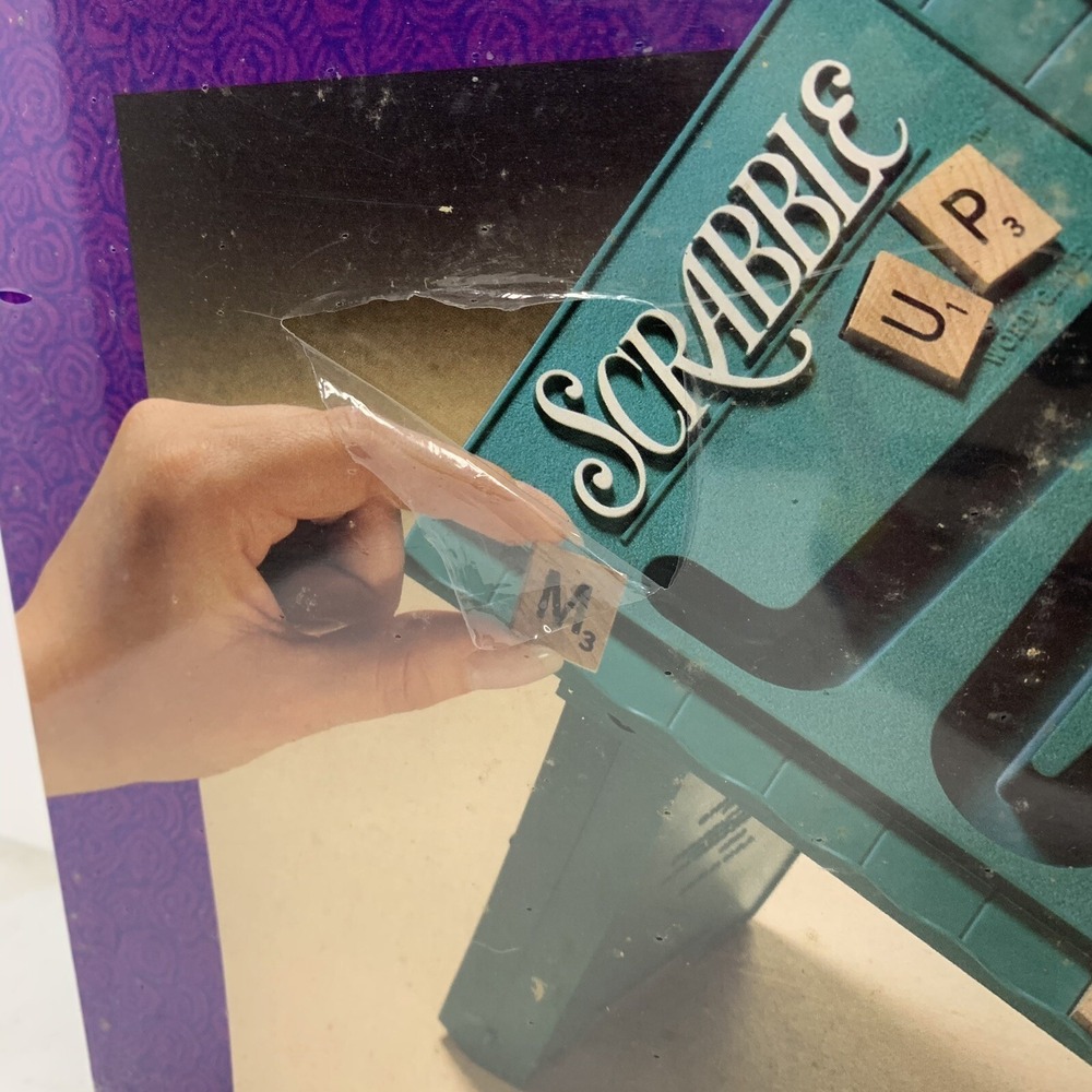 Scrabble Up Vertical Word Game Milton Bradley 1996 Vintage Fast-Paced Fun - Picture 3 of 4